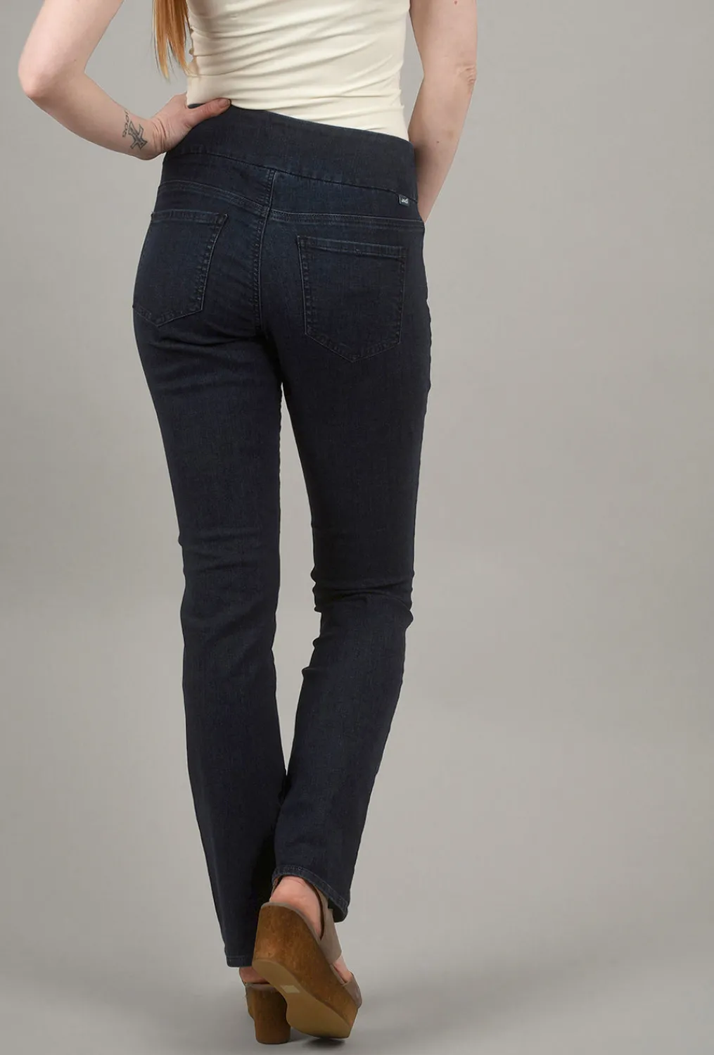 Flash Sale Evie Lou Peri Straight Stretch Denim, Ink