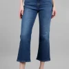 Outlet Evie Lou Phoebe Cropped Bootcut, Persian Blue