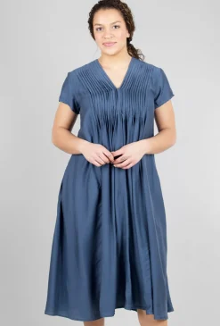 Online Evie Lou Pleat Bodice Lady Dress, Blue