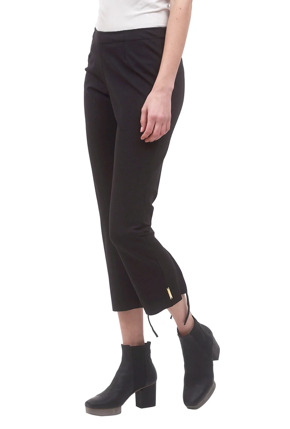 Clearance Evie Lou Ponte Kick Pant, Black
