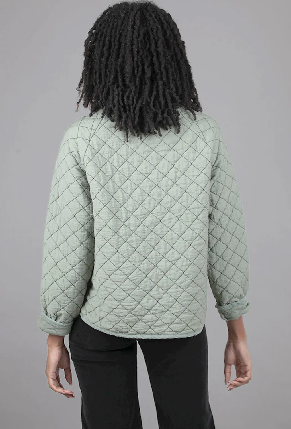 Flash Sale Evie Lou Quilted Easy Jacket, Tarragon