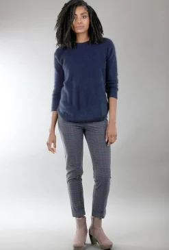 Best Evie Lou Raccoon Crew Sweater, Navy