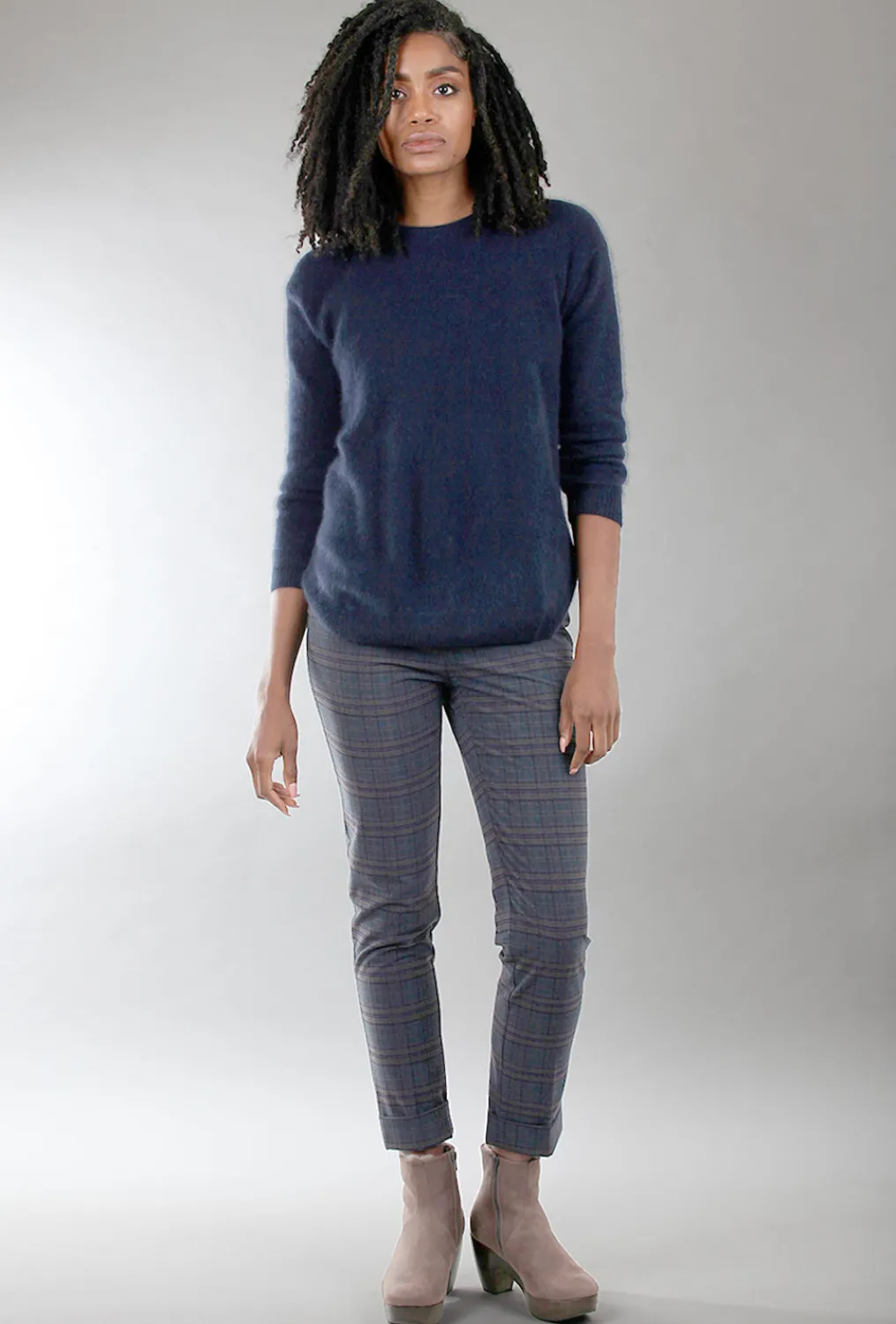 Best Evie Lou Raccoon Crew Sweater, Navy