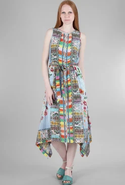 Online Evie Lou Rainbow Naia Dress, Blue Multi