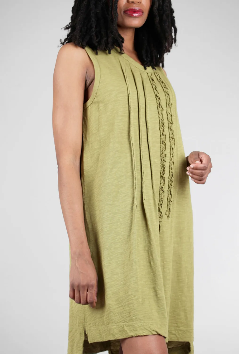 Cheap Evie Lou Raw Ruffle Shift Dress, Cactus