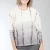 Cheap Evie Lou Rdc Tie-Dye Crew, Creme