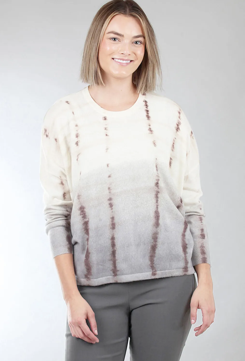 Cheap Evie Lou Rdc Tie-Dye Crew, Creme