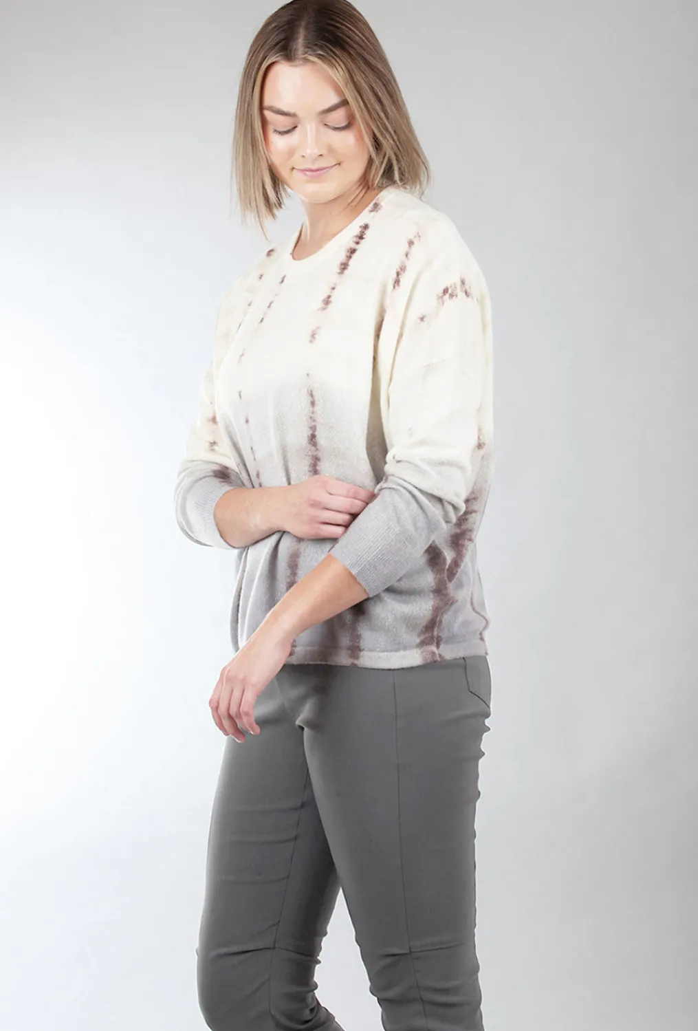 Cheap Evie Lou Rdc Tie-Dye Crew, Creme