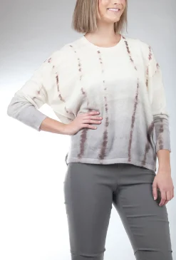 Cheap Evie Lou Rdc Tie-Dye Crew, Creme