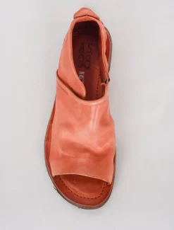 Outlet Evie Lou Reiley Sandal, Flame Coral