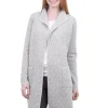 Outlet Evie Lou Reversible Jacquard Cardie, Agate/Sterling