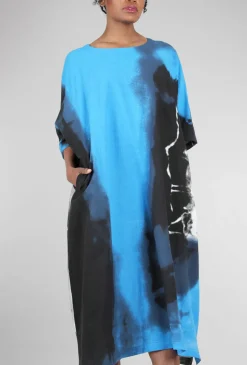 New Evie Lou Rothko Adjacent Dress, Cobalt