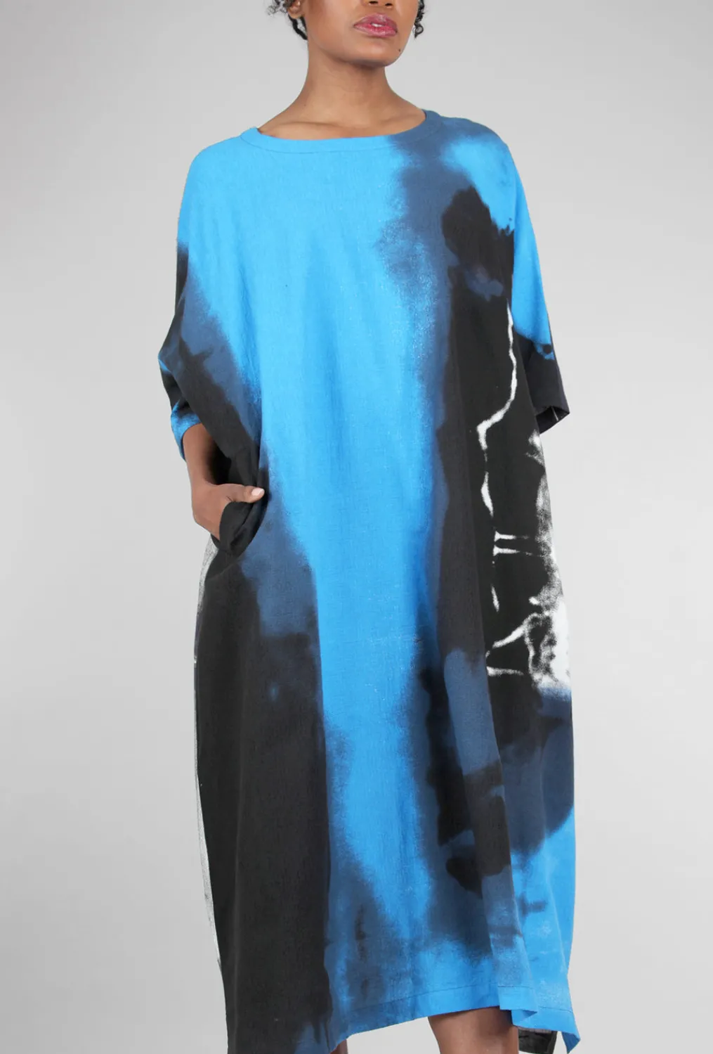 New Evie Lou Rothko Adjacent Dress, Cobalt