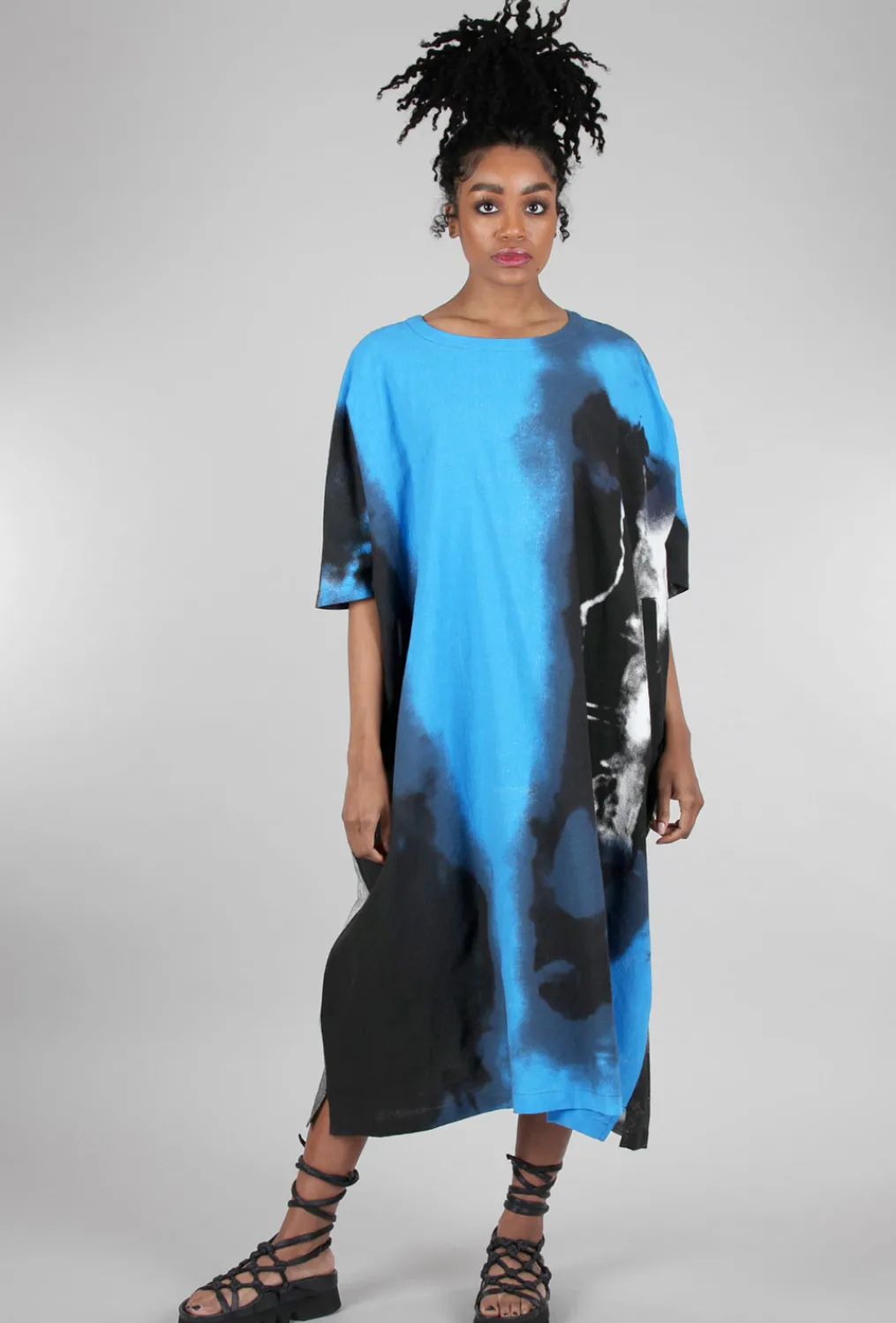 New Evie Lou Rothko Adjacent Dress, Cobalt