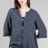 Online Evie Lou Rs High-Low Cardie, Navy Sansa