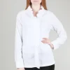 Best Evie Lou Ruffle Placket Shirt, White