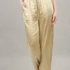 Best Sale Evie Lou Sateen Pj Pants, Sand