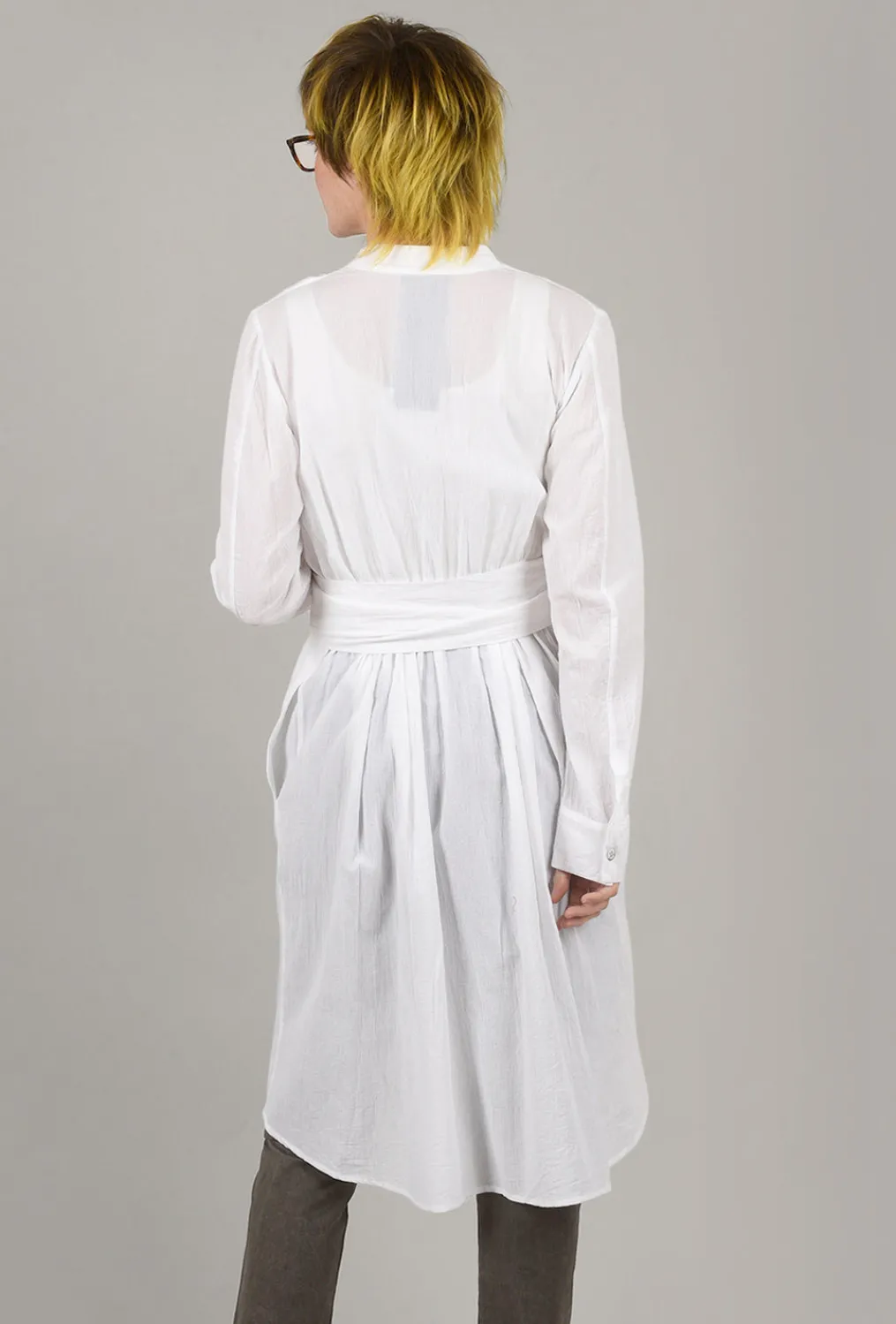 Shop Evie Lou Setya Wrap Blouse, White