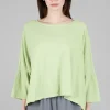 Cheap Evie Lou Shadow Stripe Crop Tee, Absinthe