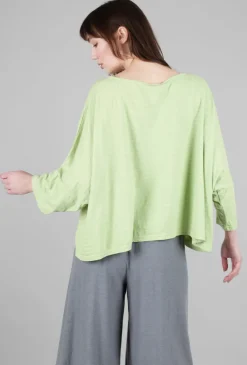 Cheap Evie Lou Shadow Stripe Crop Tee, Absinthe