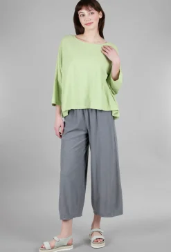 Cheap Evie Lou Shadow Stripe Crop Tee, Absinthe