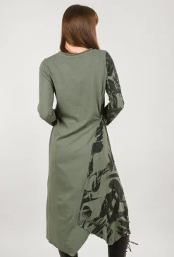 Hot Evie Lou Side-Tie Jersey Dress, Fir