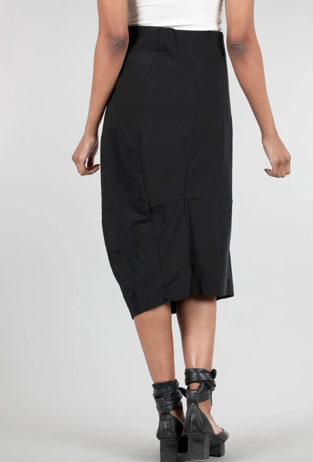 Sale Evie Lou Sig Stretch Column Skirt, Black