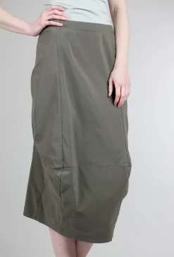 Fashion Evie Lou Sig Stretch Column Skirt, Olive