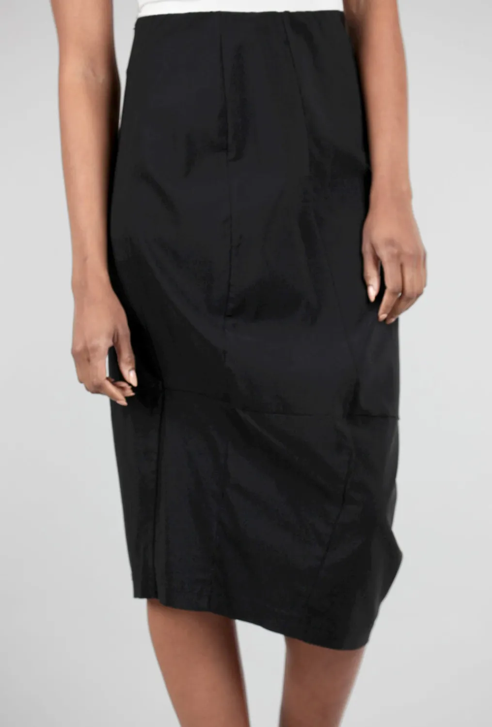 Sale Evie Lou Sig Stretch Column Skirt, Black
