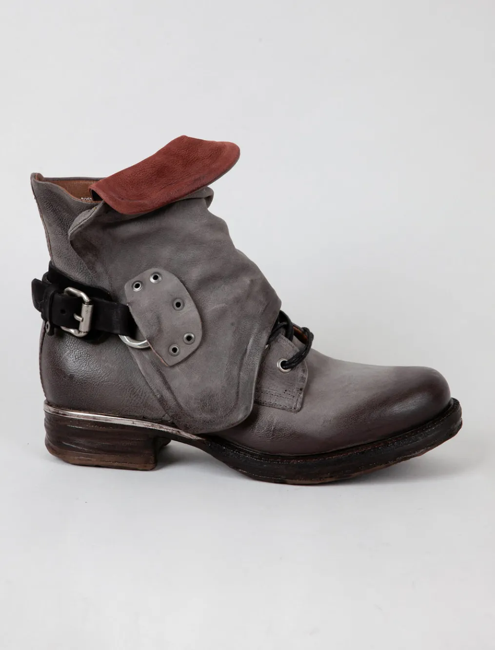 Hot Evie Lou Simon Foldover Boot, Smoke