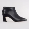 Cheap Evie Lou Sleek Angle Heel Bootie, Black Plaid