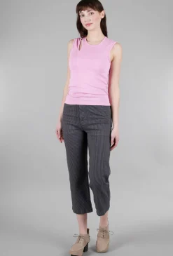 Hot Evie Lou Sleeveless Tendril Tee, Pink