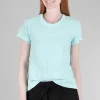 Outlet Evie Lou Slim-Fit Shrunken Crew, Bubbles Mint