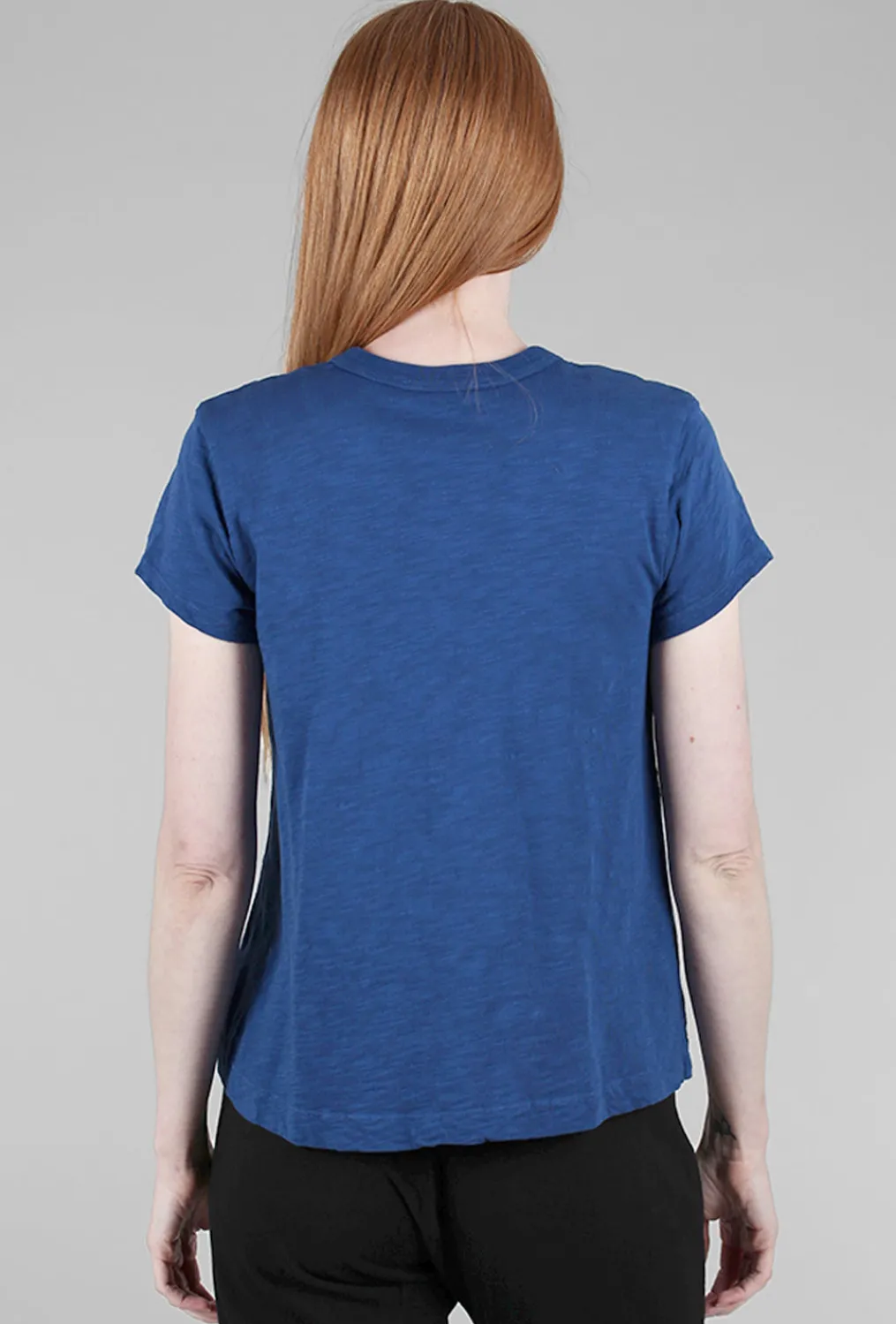 Online Evie Lou Slim-Fit Shrunken Crew, Royal Navy