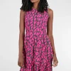Fashion Evie Lou Smash Pocket Tank Dress, Pink Leopard