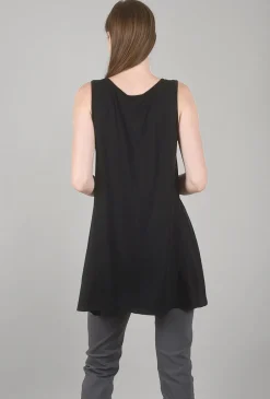 Hot Evie Lou Smooth Jersey Long Full Tank, Black