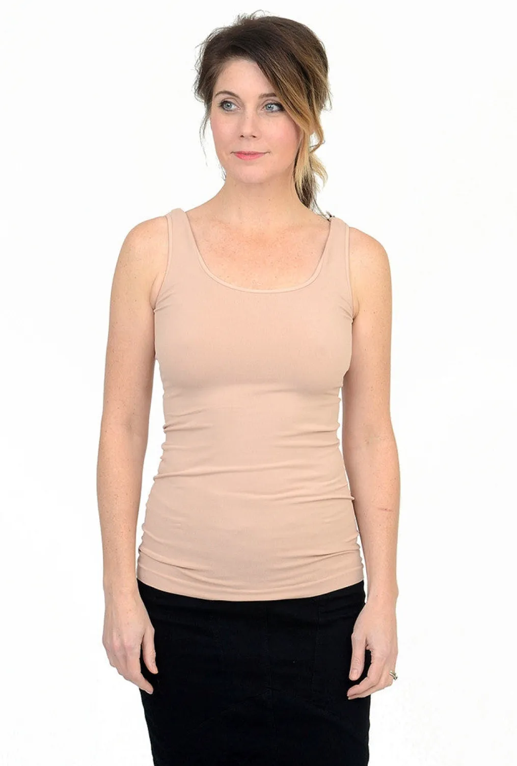 Online Evie Lou Smooth Tank, Bare