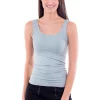 Hot Evie Lou Smooth Tank, Cement