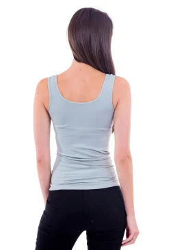 Hot Evie Lou Smooth Tank, Cement