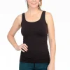 Cheap Evie Lou Smooth Tank, Espresso