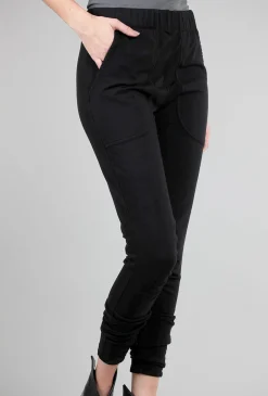 Clearance Evie Lou Soft Track Pant, Black