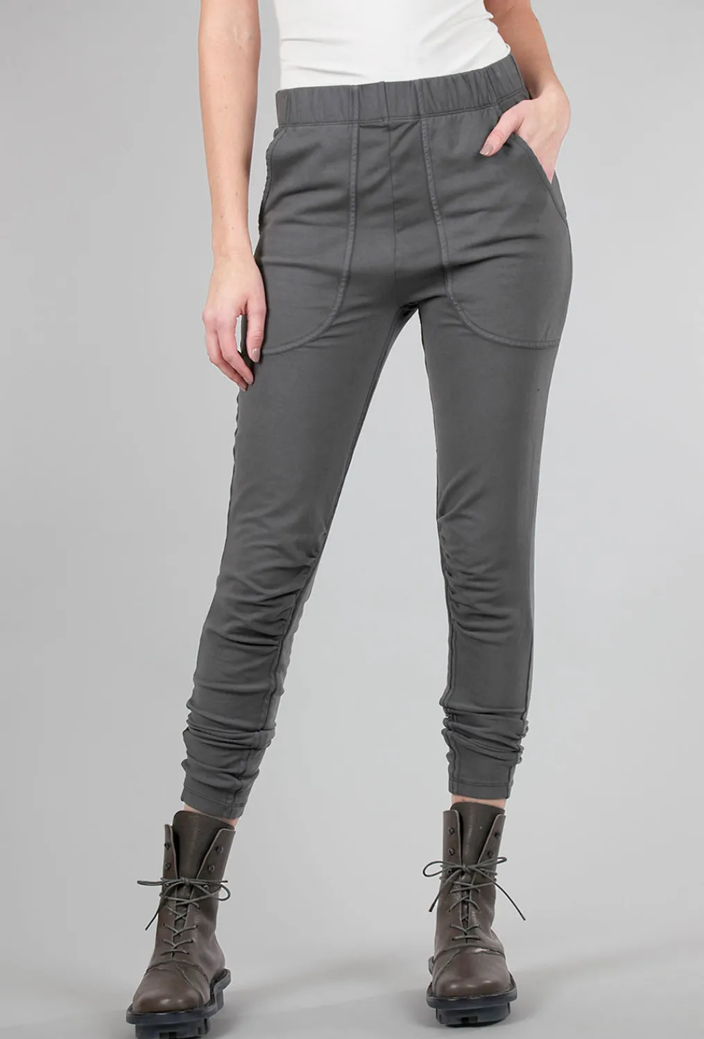 Shop Evie Lou Soft Track Pant, Graphite