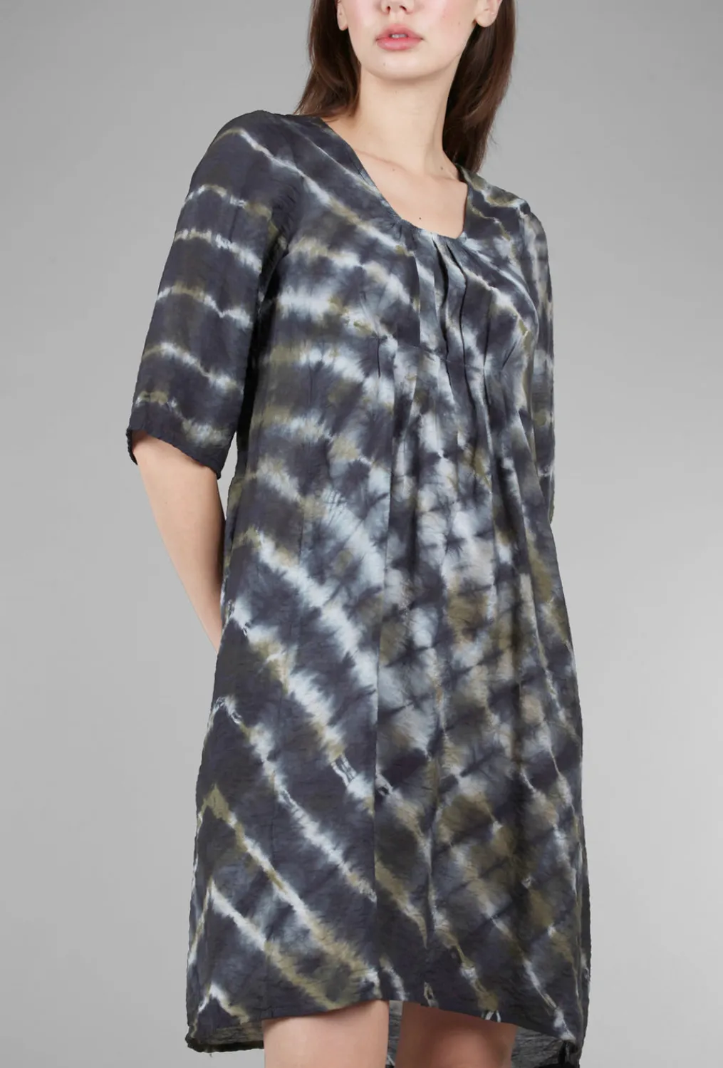 Online Evie Lou Spiral Print Parachute Dress, Forest Mix