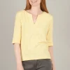 Best Evie Lou Split-Neck Easy Top, Shell