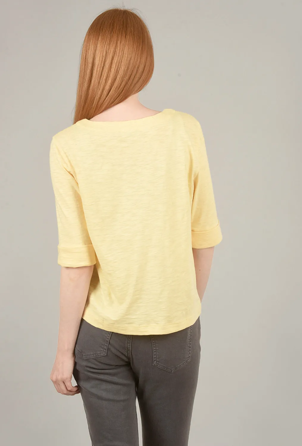 Best Evie Lou Split-Neck Easy Top, Shell