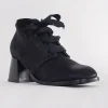 New Evie Lou Square Signora Shoe, Black