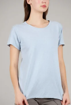 Outlet Evie Lou S/S Bias Tee, Porcelain
