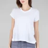 Cheap Evie Lou S/S Shrunken Slim-Fit Crew, White