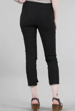 Flash Sale Evie Lou Step Hem Ankle Pant, Black