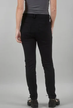 Store Evie Lou Stretch Ponte Slim Trouser, Black